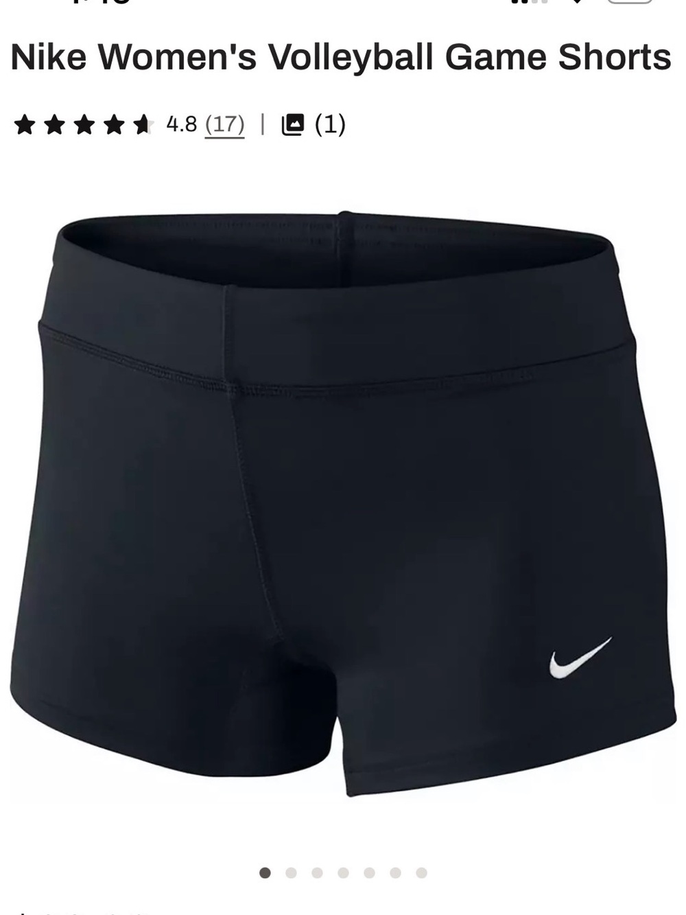 NWT Nike Women’s Volleyball Game Shorts